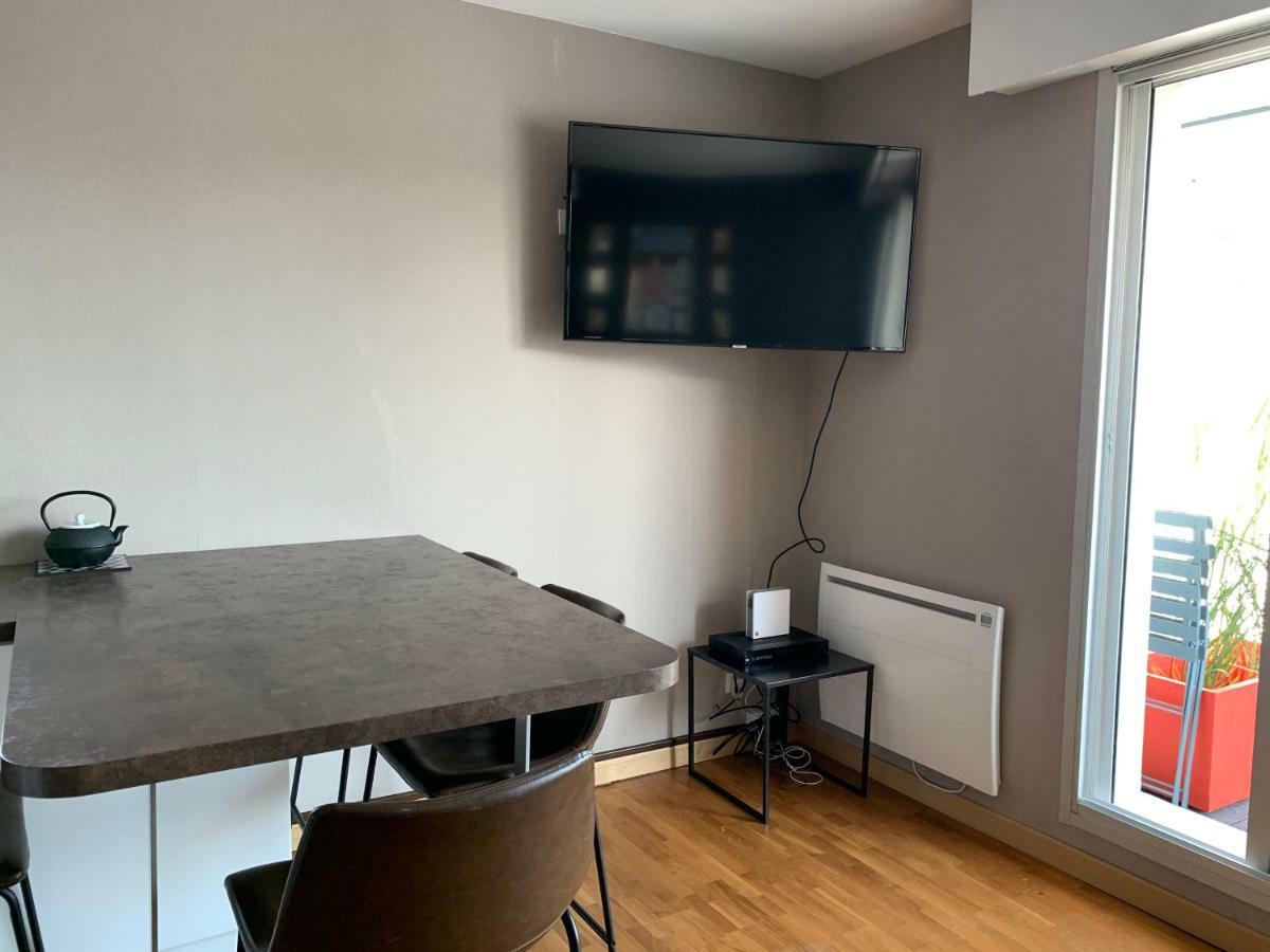La Terrasse Vue Mer Du 42 Ferber, Plein Sud Wifi Lägenhet Wimereux Exteriör bild