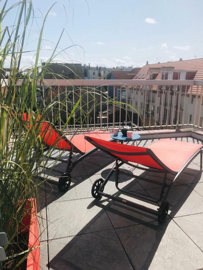 La Terrasse Vue Mer Du 42 Ferber, Plein Sud Wifi Lägenhet Wimereux Exteriör bild
